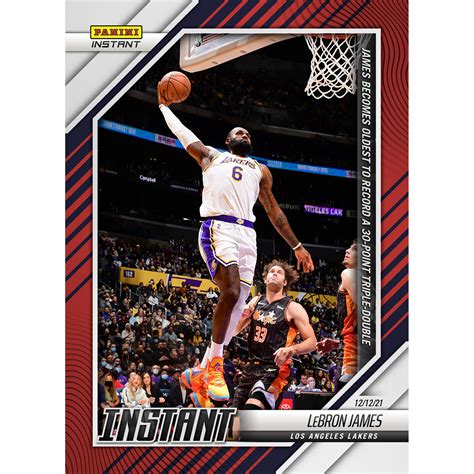 Los Angeles Lakers LeBron James Fanatics Exclusive Parallel Panini ...