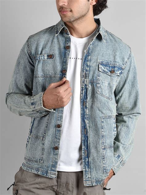 The Trooper Denim Jacket: Classic Blue