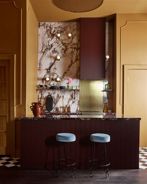 Autumn Hachey: Hotel Julie Flat 01 Kitchen Floor | Pink modern ...