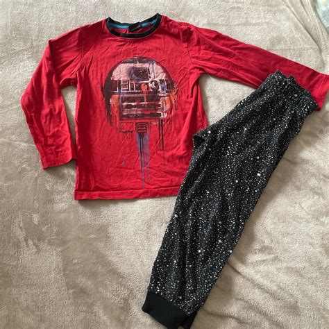 Star Wars Red and Black Pajamas | Depop