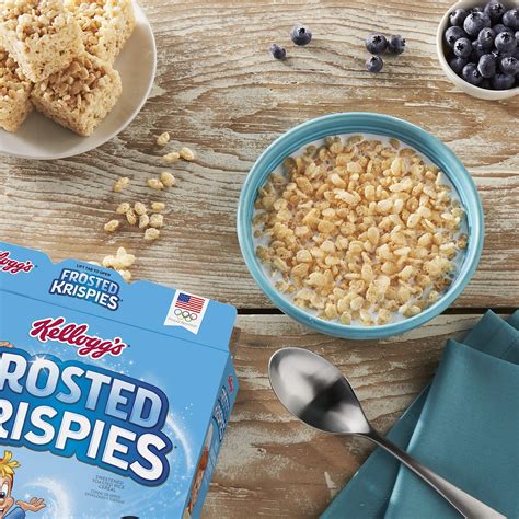 Kellogg's Frosted Krispies Breakfast Cereal, Kids Snacks, Baking ...