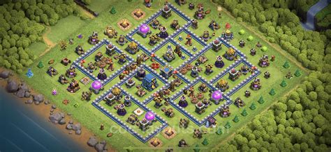 Farming Base TH12 with Link, Anti Air / Electro Dragon - Clash of Clans ...