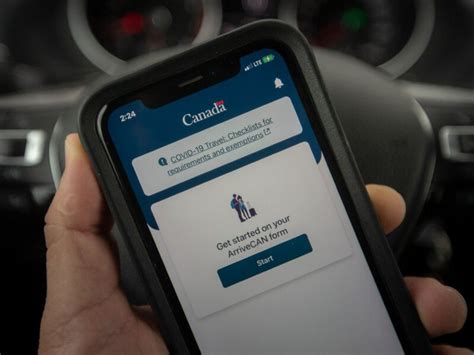 ArriveCAN App 的图像结果