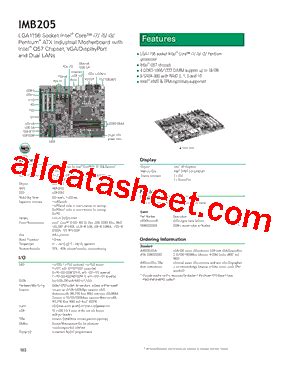 IMB205 Datasheet(PDF) - Axiomtek Co., Ltd.