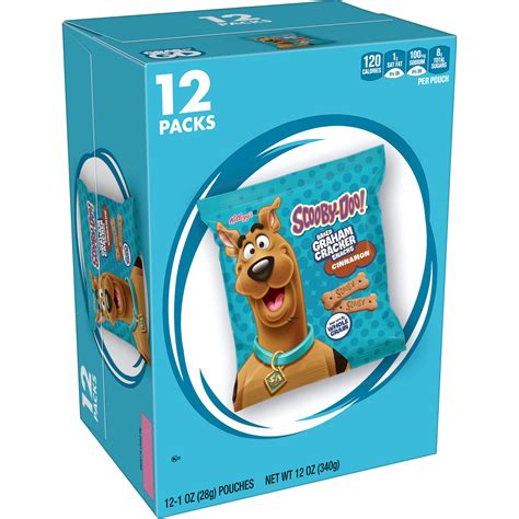 Kellogg's ® Scooby-Doo Grahams Cracker Snacks Cinnamon (12 pack ...