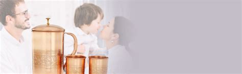 Buy Amazon Brand - Solimo Embossed Copper Jug with 2 Embossed Glasses ...