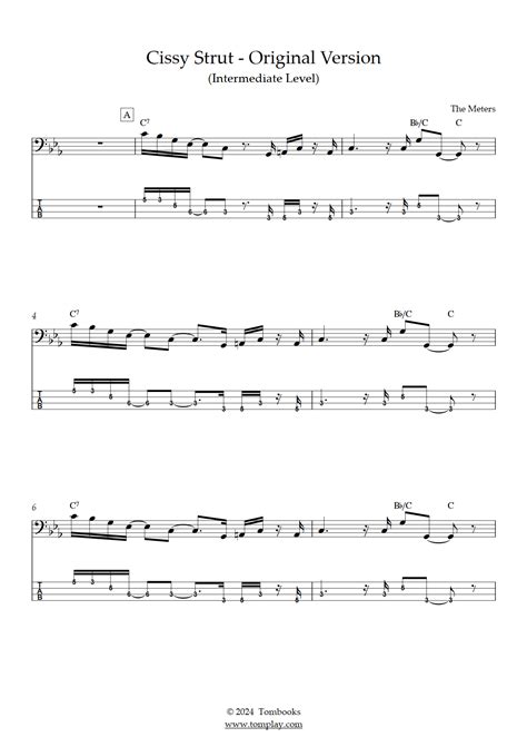 Cissy Strut Bass Tutorial 的图像结果