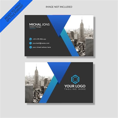 Conception de modèle d'entreprise Creative Blue Wave au format ...