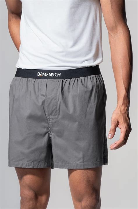 DAMENSCH Men's Regular Fit Premium Cotton Blend Trunks Stretchy Fabric ...