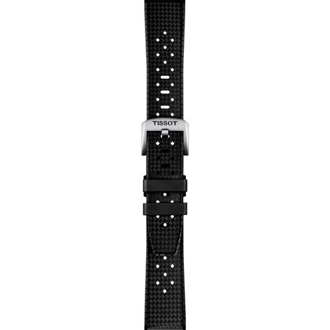 Cinturino orologio Tissot Nero Gomma mod. T852049628 | GioiaPura