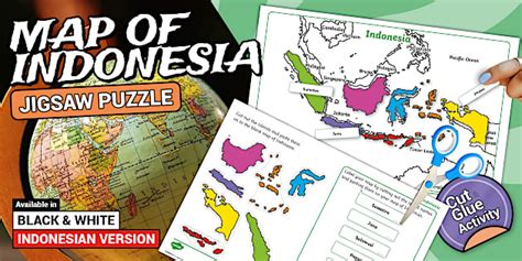 Map of Indonesia Jigsaw Puzzle (teacher made) - Twinkl