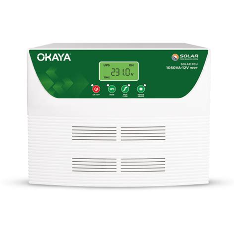 Okaya 1050VA 12V MPPT Solar PCU | Dual Interleaved MPPT Technology ...