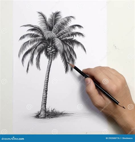 Image result for Simple Palm Tree Drawing