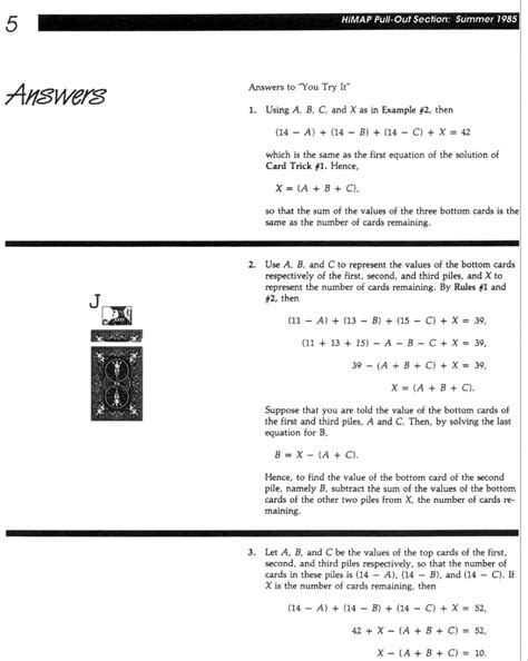 Card Tricks Using Math 的图像结果