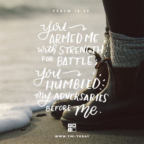 Typography: Psalm 18:39 - YMI