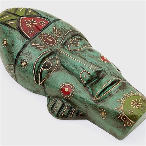 Buy INDIA CIRCUS By Godrej Venture Multicolor Decorative Wooden Mask ...