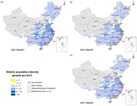 Increase of Elderly Population in the Rainstorm Hazard Areas of China