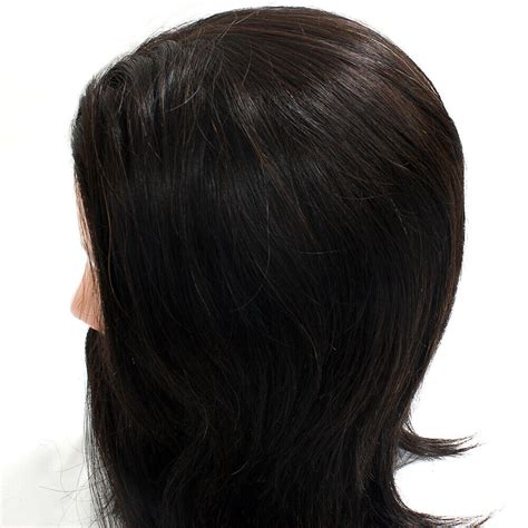 Buy Real Hair Male Mannequin Head with Beard Practice Model ...