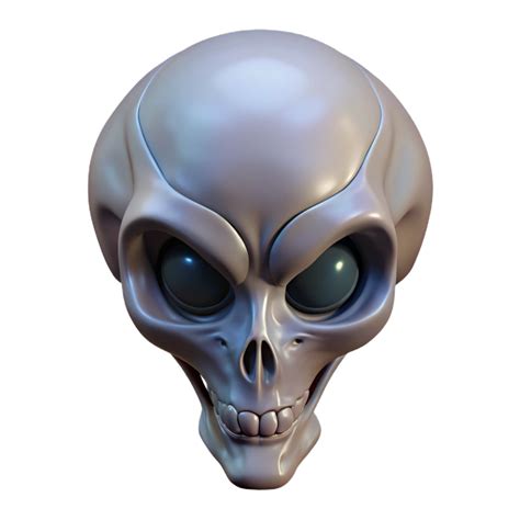 Image result for Alien Skull PNG