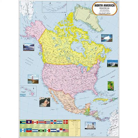 South America Political Map - Vidya Chitr Prakashan ( VCP )