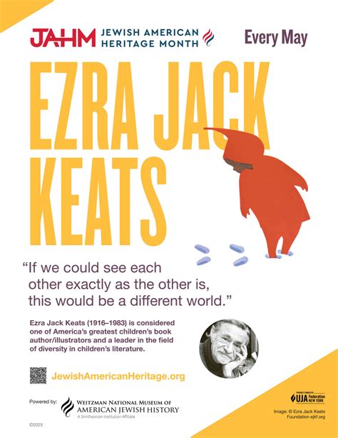 Ezra Jack Keats Poster & Resources - Jewish American Heritage Month