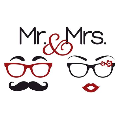 Mr. & Mrs. Hipster Wall sticker | wall-art.com