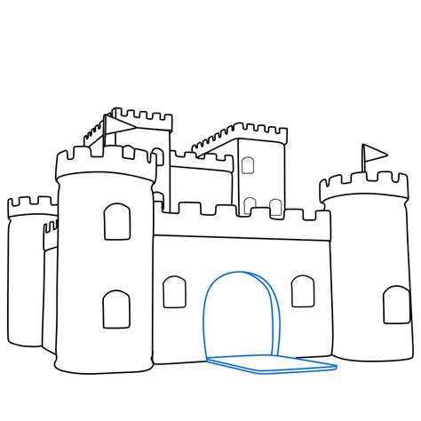 Image result for Pencil Drawing Castle Tutorial