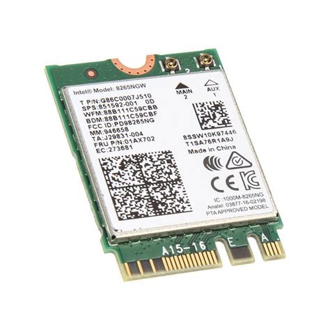 Buy Intel Dual Band Wireless-AC 8265 M.2 (Type 2230) Module ...