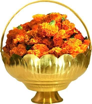 Buy Shrinika Traditional Pooja Basket | Flower Basket | Fruit Basket ...