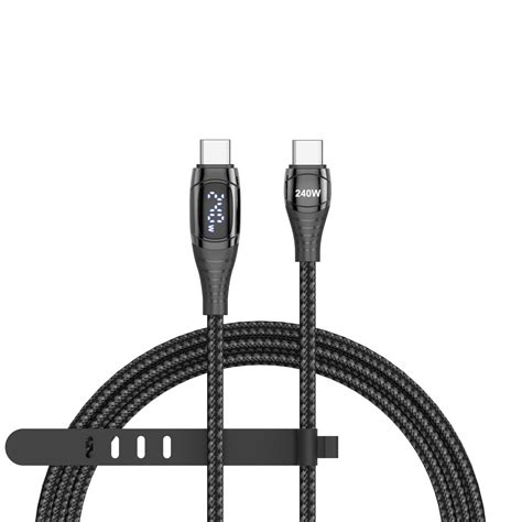 Cable de alimentación USB-C SmallRig SMR-X-5113 de 1m y 240W con pantalla LED