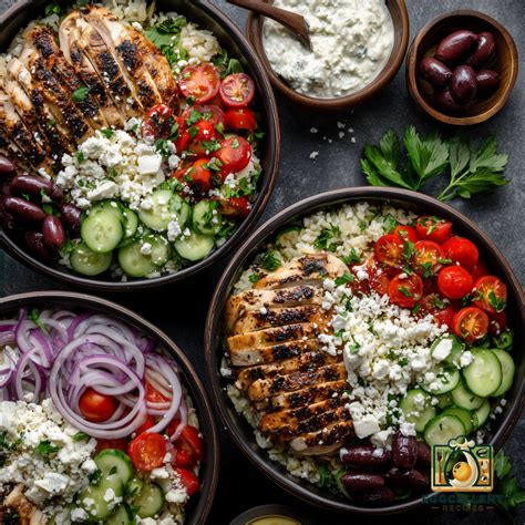 Greek Chicken Bowls