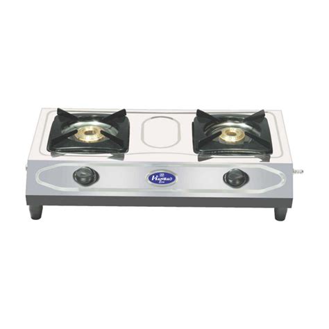 Buy HANBAO ECO 2BURNER SS LPG STOVE kitchen Appliances | Vasanthandco