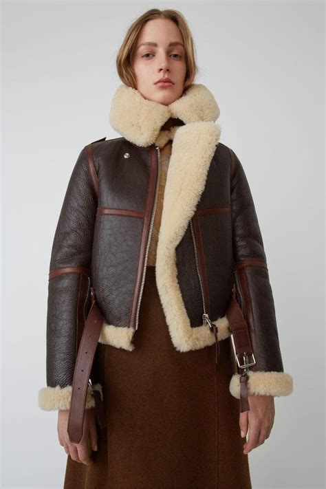 Womens Leather Aviator Bomber Jacket at Winnifred Pitts blog