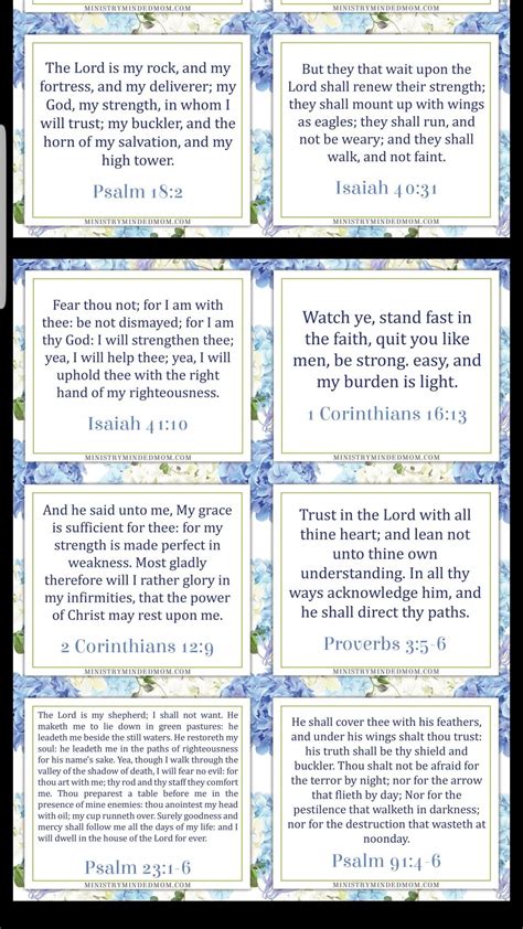 Printable Bible Verse Cards
