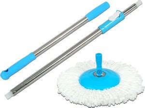 HTIPL Fast Clean 3 Part Pipe - Mop Handle Set - 360° Rotation - Magic ...