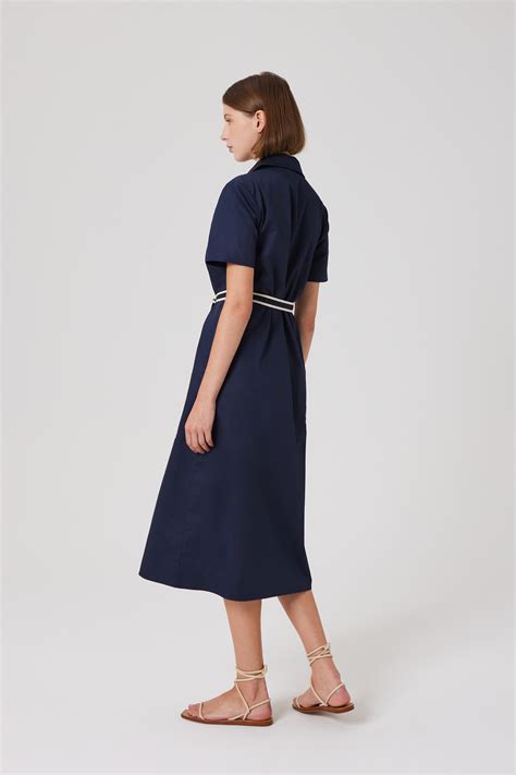 Classic Collared Shirt Dress at Bobby Holman blog