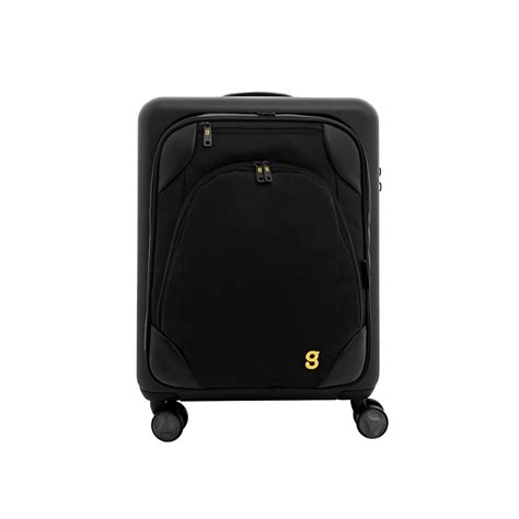 Buy GATE8 Hard Shell Cabin Luggage 4 Wheel Spinner Suitcase for BA ...