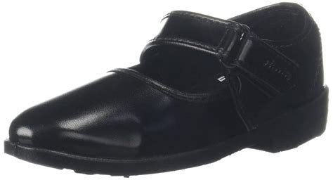 Buy BATA Girls Flat School Uniform Shoe, Black, 1 Kids UK at Amazon.in