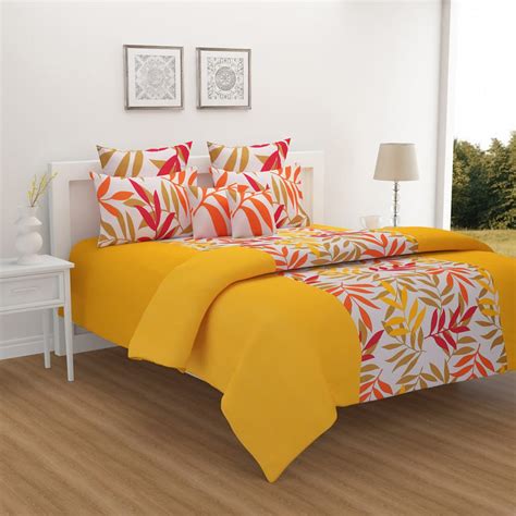 Buy SWAYAM Shades of Paradise Cotton 200TC Printed 3Pcs Super King ...