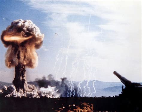 1950s Pinnacle of Nuclear Testing - Atomic Annie the Nuclear Artillery ...