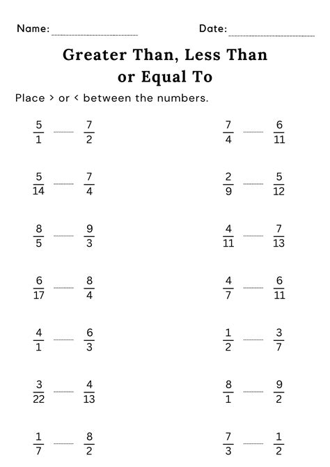 Is 1/2 Greater Than 1/3