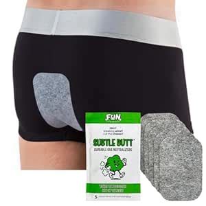 Buy Fashion First Aid Subtle Butt: Reusable Gas Neutralizers (5 ...