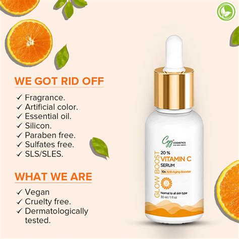 Buy CGG COSMETICS VITAMIN C 20%- HYALURONIC ACID- & GLUTATHIONE FACIAL ...