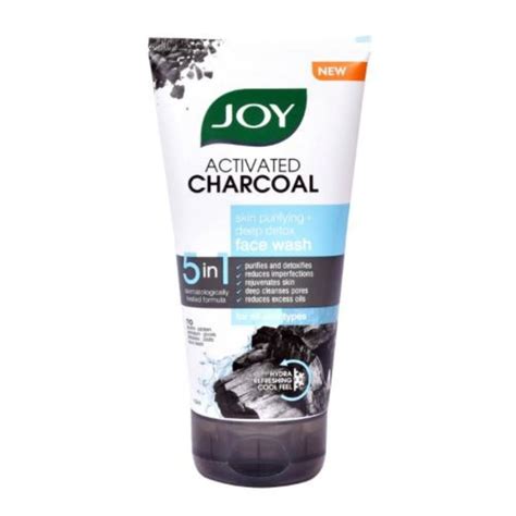 Joy Charcoal Face Wash for Oil Control & Dirt Removal (2X150ml ...
