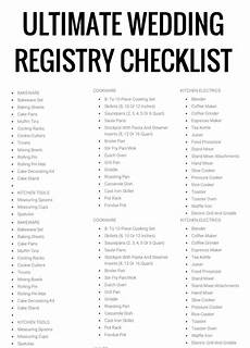 Wedding Registry by Wedding Registry Checklist In 2020 Wedding Registry Wedding Registry