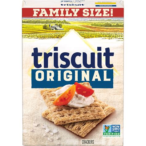 Triscuit Original Whole Grain Wheat Crackers, 12.5 oz - Walmart.com ...