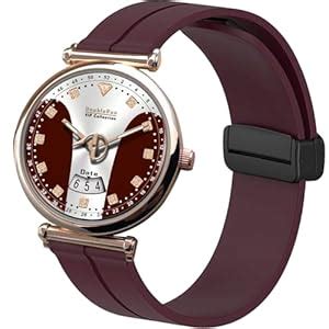 Buy DOUBLERUN Date Function Softest Silicone Magnet Strap Analog Watch ...