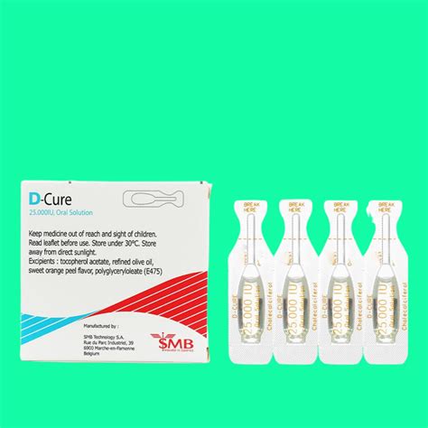 Thuốc D-Cure 25000 IU - Điều trị thiếu Vitamin D - Dược sĩ Lưu Văn Hoàng