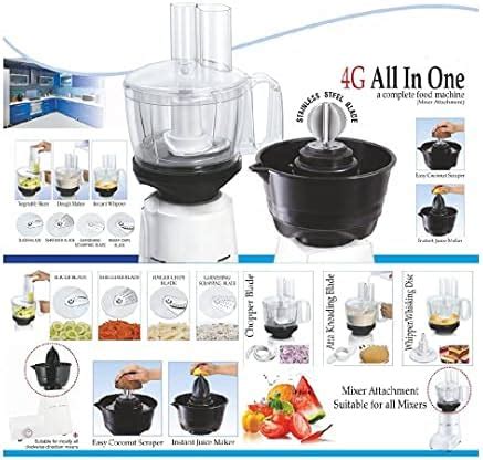 Inalsa Food Processor Easy Prep-800 Watts with Processing Bowl & 7 ...