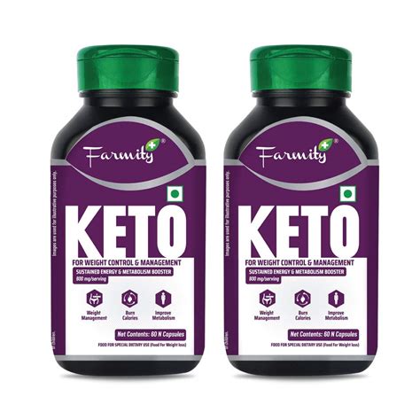 Farmity Keto Capsules - Weight Management & Fat Loss, Energy Booster ...